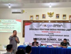 Mingrum Gumay Hargai Aspirasi yang Disampaikan Oleh Pemuda Karang Taruna