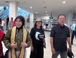 Ketua DPRD Lampung Mingrum Gumay Sambut Kedatangan Isteri Ganjar Pranowo di Bandara Raden Intan II