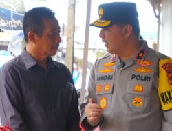 Jaga Stabilitas Bahan Pokok, Wakapolda Lampung Pantau Pasar Jati Mulyo