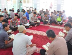 Sambut Ramadhan, Polresta Bandar Lampung Gelar Program Polisi Ngaji