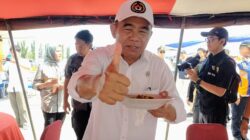 Masakan Dapur Lapangan Satbrimob Polda Lampung Dapet Jempol dari Menteri PMK