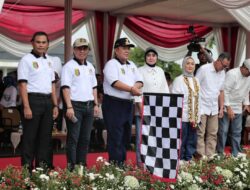 Gubernur Arinal Lepas Kirab Marching Band dan Karnaval Pawai Kendaraan Hias dalam Rangka HUT ke-60