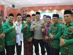 Sinergitas Ulama dan Umaro, Kapolresta Bandar Lampung Hadiri Halal Bihalal PCNU Kota Bandar Lampung