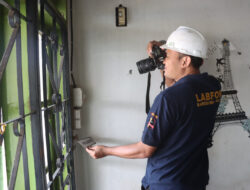 Puslabforz Mabes Polri Turun Dalami Kebakaran di Candimas Lampung Selatan