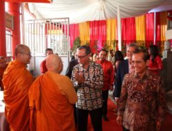 Sekdaprov Fahrizal Hadiri Peresmian Klenteng Umat Buddha Cit Seng Bio