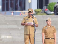 Pj. Gubernur Lampung Samsudin Pimpin Apel Perdana Dilingkungan Pemprov Lampung