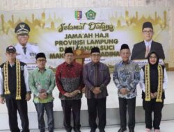 Pj. Gubernur Samsudin Sambut Kedatangan Jemaah Haji Provinsi Lampung