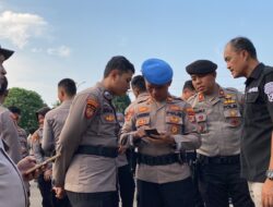 Gaktiblin, Propam Polresta Bandar Lampung Periksa Sikap Tampang Hingga Hand Phone Anggota