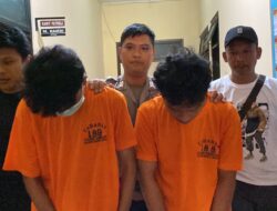 Terlibat Aksi Penganiayaan dan Perampasan Motor, Polsek Kemiling Tangkap Dua Anggota Genk Motor