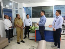 Pj. Gubernur Samsudin Tinjau Kantor Pusat Bank Lampung dan Kunjungi Kantor OJK Lampung