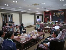 Pj. Gubernur Samsudin Terima Audiensi Bersama Jajaran Pengurus PWI Provinsi Lampung, Harapkan Sinergi Terus Dibangun