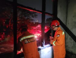 Kebakaran Hanguskan Kantor Kemenag Kota Bandar Lampung