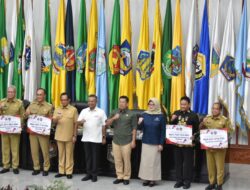 Pj Gubernur Lampung Terima Insentif Fiskal Pengendalian Inflasi Daerah