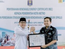 Kontribusi Nyata PLN atas Pembangunan Daerah Melalui PPJ, Pemkot Metro Anugerahkan Penghargaan