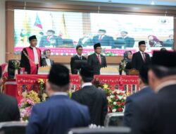 Rapat Paripurna Istimewa Pengucapan Sumpah Janji Pimpinan DPRD Lampung