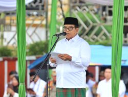 Pj. Gubernur Lampung Pimpin Upacara Hari Santri 2024, Tegaskan Peran Santri dalam Meraih Masa Depan Bangsa