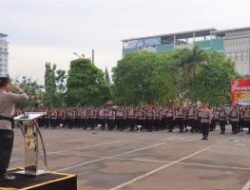 Kapolresta Bandar Lampung Cek Kesiapan Personel Pengamanan TPS Pilkada