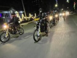 TNI Polri Gelar Patroli Skala Besar di Bandar Lampung Jelang Tahap Pungut Suara Pilkada 2024