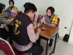 Polda Lampung Beri Layanan Kesehatan Anggota Pengamanan dan Petugas Pemilu Agar Tetap Prima