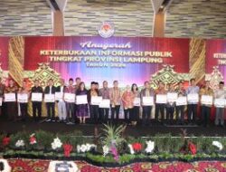 Komisi Informasi Provinsi Lampung Berikan Apresiasi Keterbukaan Informasi, Anugerah Keterbukaan Informasi 2024 Jadi Tolok Ukur Transparansi Publik