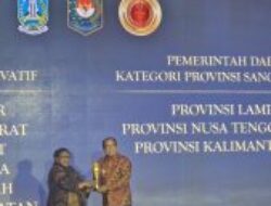 Pj. Gubernur Samsudin Raih Penghargaan Provinsi Sangat Inovatif