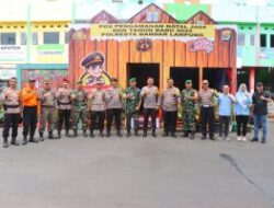 Hari Pertama Ops Lilin Krakatau 2024, Kapolresta Bandar Lampung Cek Kesiapan Pos Pengamanan dan Pos Pelayanan