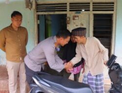 Kapolresta Bandar Lampung Antar Motor Driver Ojol Korban Perampasan Hingga Berikan Tali Asih