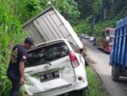Kecelakaan Beruntun di Jalur Wisata Pesawaran, Polisi : Tidak Ada Korban Jiwa
