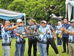 Pj Gubernur Lampung Membuka Pameran Lomba Burung Berkicau Tingkat Nasional Dalam Rangka Hari Bakti PU Ke-79 Tahun 2024