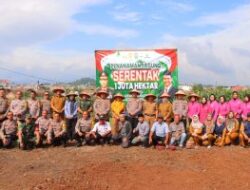 Sinergi Polisi dan Pemkot di Bandar Lampung Tanam Jagung Wujudkan Ketahanan Pangan Nasional