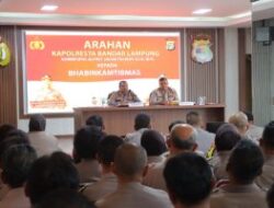 Kapolresta Bandar Lampung Kumpulkan Bhabinkamtibmas, Dorong Menjadi Problem Solver di Masyarakat