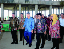 Pj. Gubernur Lampung Tinjau Pembangunan Masjid Al Hijrah di Kota Baru, Ajak Sjachroedin Saksikan Perkembangannya