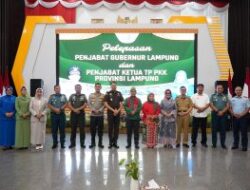 Pemprov Lampung Gelar Pelepasan Pj. Gubernur Samsudin dan Pj. Ketua TP. PKK