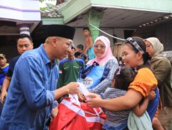 Masyarakat yang Terdampak Banjir di kelurahan Kali Balau Kencana Di kunjungi Gubernur Lampung dan Wali kota Bandar Lampung