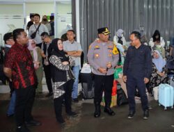 Wali Kota Bandarlampung Eva Dwiana Tinjau Kondisi Pemudik