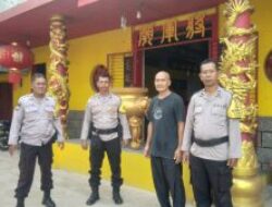 Hari Raya Waisak, 90 Personel Polisi Amankan 8 Vihara di Bandar Lampung