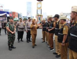 Pemkot Bandar Lampung Bersama Forkopimda Gelar Apel Siaga Satgas Idul Fitri 1446H