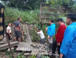 Pemkot Bandar Lampung Menerjunkan Tim Untuk Memperbaiki Talud Yang Jebol di Kelurahan Campang Jaya