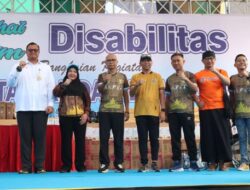 Meriah! Pemkot Bandar Lampung Rayakan HUT ke-343 dengan Jalan Sehat dan Senam Disabilitas