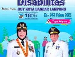 HUT ke-343 Kota Bandar Lampung: Pererat Kepedulian Lewat Jalan Sehat Disabilitas