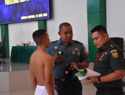 Danlanal Lampung Hadiri Sidang Pantukhirda Calon Taruna Akademi TNI TA. 2025 Panselinda Lampung