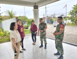 Danramil 410-04/TKT Berikan Pembinaan Kedisiplinan ke Muda-mudi Gereja Bethani