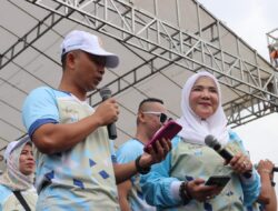 Dandim 0410Letkol Arm Roni Hermawan, S.H., M.M. Turut berpartisipasi Pada Jalan Sehat Dalam Rangka HUT Kota Bandarlampung ke 434