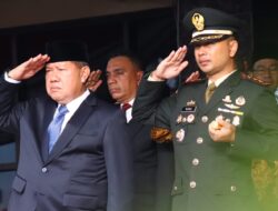 Dandim 0410/KBL Hadiri Upacara Hari Bhayangkara ke-79 Polresta Bandarlampung
