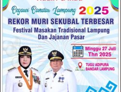 Pemkot Bandar Lampung Pemecahan Rekor MURI Sekubal Terbesar Tahun 2025