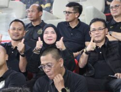Grand Launching Stadion Dan Jersey Suporter Bhayangkara Presisi Lampung LC Di Guyur Hujan Deras