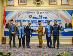 Pelantikan PBH Peradi Lampung, Gubernur Tekankan Pentingnya Akses Hukum Inklusif