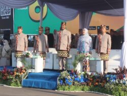 Dandim 0410/KBL Hadiri Karnaval Budaya Tari Ngigel Begawi Bandar Lampung 2025