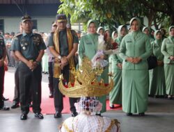 Kunjungan Kerja Danrem 043/Gatam, Brigjen TNI Haryantana, S.H., beserta rombongan Ke Dandim 0410/KBL, Letkol Arm Roni Hermawan, S.H., M.M.,