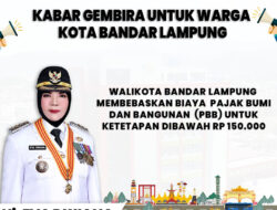 PBB di Kota Bandarlampung Gratis, Ini Syaratnya